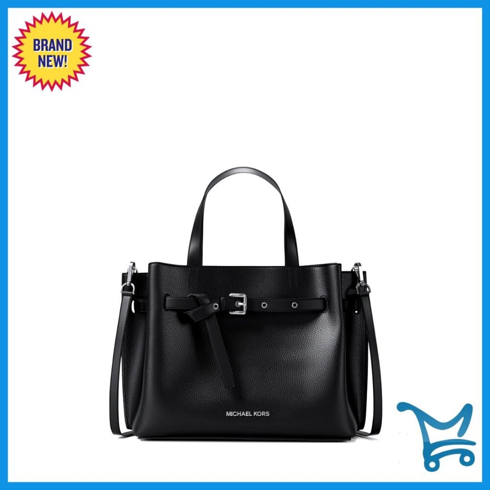 Medium Satchel Handbag with Top Handle and Crossbody Strap